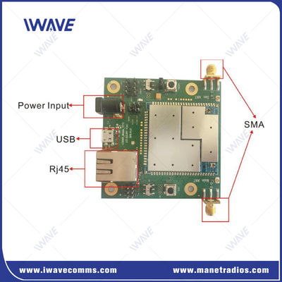 Módulo de malha IP sem fio OEM para transmissão de vídeo HD / UAV e UGV