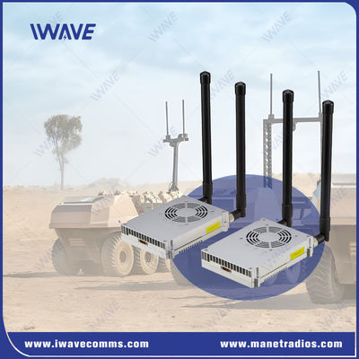 100 Mbps MIMO 2x2 IP Digital Data Link para UGV e UAV para múltiplas câmeras