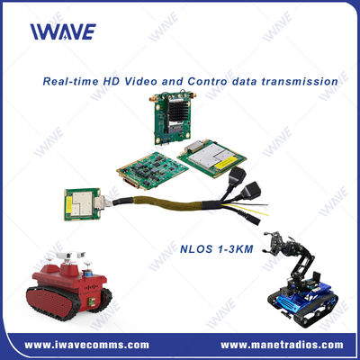 comprar Transmissor de vídeo digital ultra miniatura FHSS 20 km alcance para UGV / robô Fabricação em linha