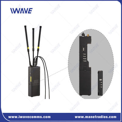 MIMO Wireless Ad Hoc Network Rádio portátil 600MHz 800MHz 1.4GHz Banda dupla